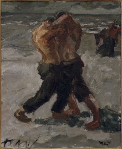 Rivaux : paire de lutteurs - Max Beckmann
