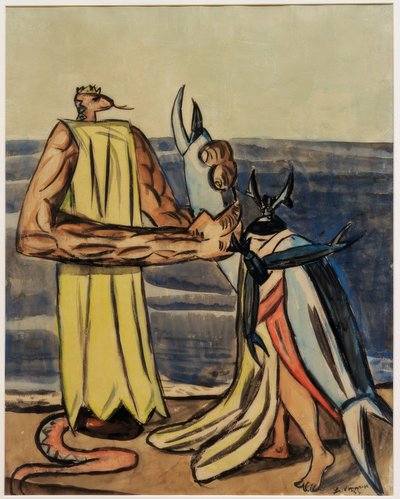 Roi des Serpents et Fiancée du Cerf-Volant - Max Beckmann