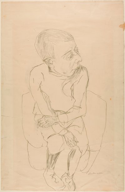 Garçon assis - Max Beckmann