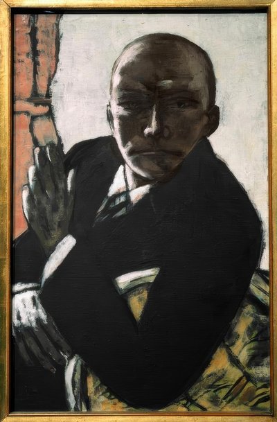 Autoportrait en noir - Max Beckmann