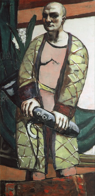 Autoportrait avec un saxophone - Max Beckmann