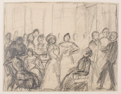Esquisse pour une fête de société - Max Beckmann