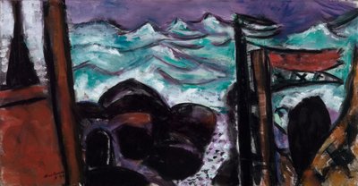 Petite mer agitée - Max Beckmann