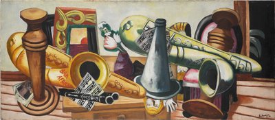 Nature morte aux saxophones - Max Beckmann