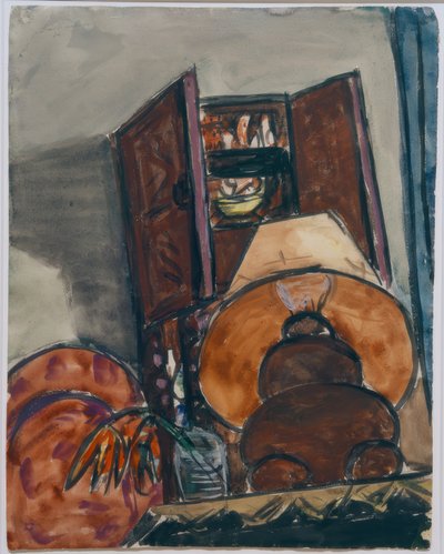 Nature morte avec lampe - Max Beckmann