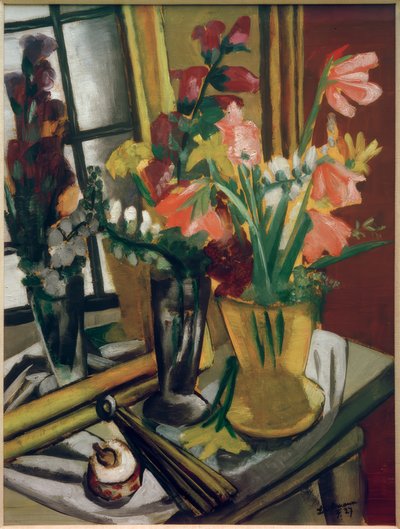 Nature morte avec miroir - Max Beckmann