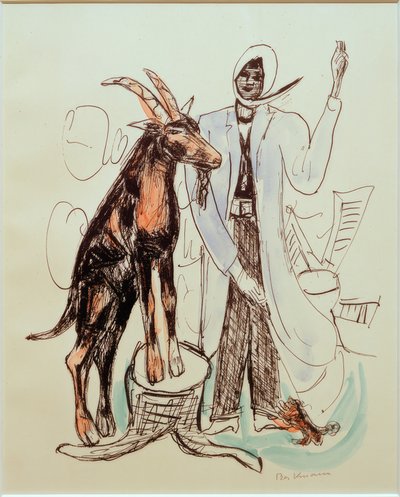 Le bouc - Max Beckmann