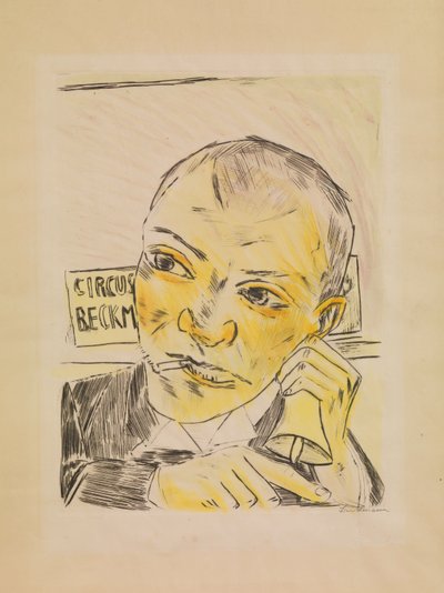 Le bonimenteur, de La foire annuelle - Max Beckmann