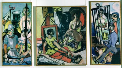 Triptyque de la Tentation de Saint Antoine - Max Beckmann