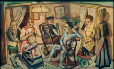 Avant le bal masqué - Max Beckmann