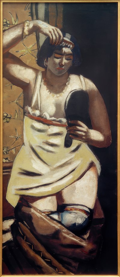 Gitane, nu avec miroir - Max Beckmann