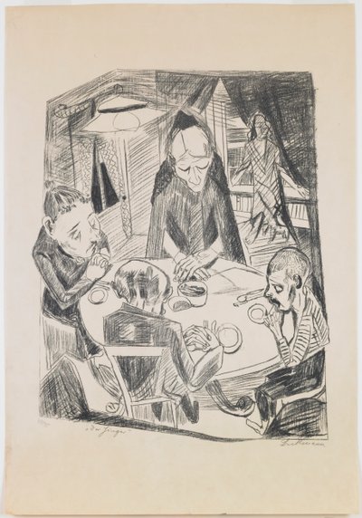 Planche 5 : Faim - Max Beckmann