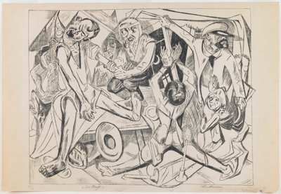planche 7 : Nuit - Max Beckmann
