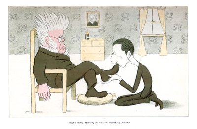 Henrik Ibsen, recevant M. William Archer en audience, 1904 - Henry Maximilian Beerbohm
