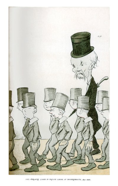 Paul Verlaine, surveillant dans une école privée à Bournemouth, 1877-1878, 1904 - Henry Maximilian Beerbohm