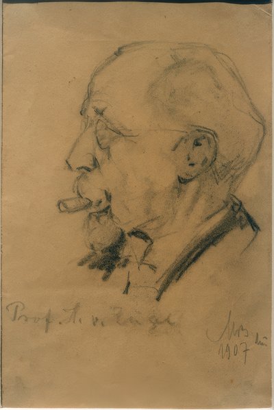 Portrait de Heinrich von Zügel - Max Bergmann
