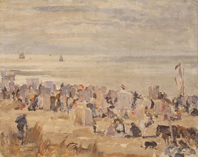 Sur la plage - Max Clarenbach