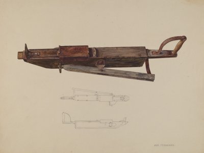 Planteur de maïs, vers 1938 - Max Fernekes