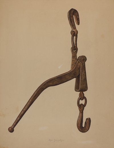 Tendeur de charge de bois, 1939 - Max Fernekes