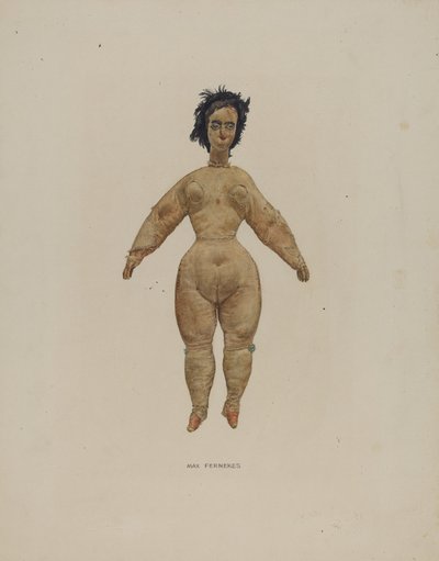 Poupée nue - Max Fernekes
