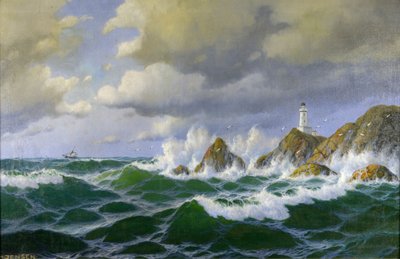 Phare sur les falaises - Max Jensen