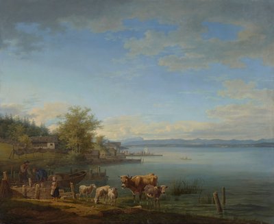 Rive est du lac de Starnberg - Max Joseph Wagenbauer