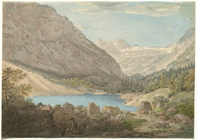 "La piscine bleue" dans la vallée du Rein près de Garmisch - Max Joseph Wagenbauer