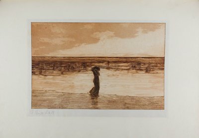 Abandonné, planche cinq de Une Vie - Max Klinger