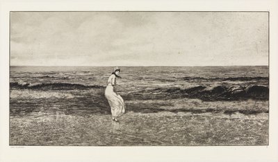 Au bord de la mer (Intermezzi, opus IV, feuille 2) - Max Klinger
