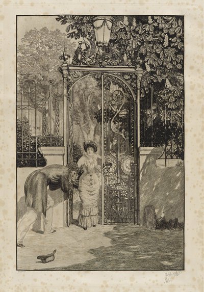 À la Porte - Max Klinger