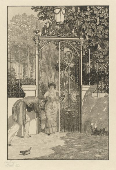 À la porte (Am Thor) - Max Klinger