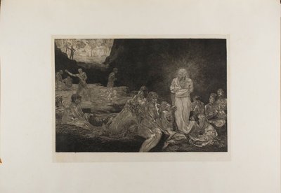 Christ et les femmes pécheresses, planche treize de Une Vie - Max Klinger