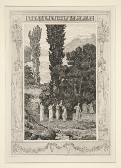 Figures classiques (Psyché errante) - Max Klinger