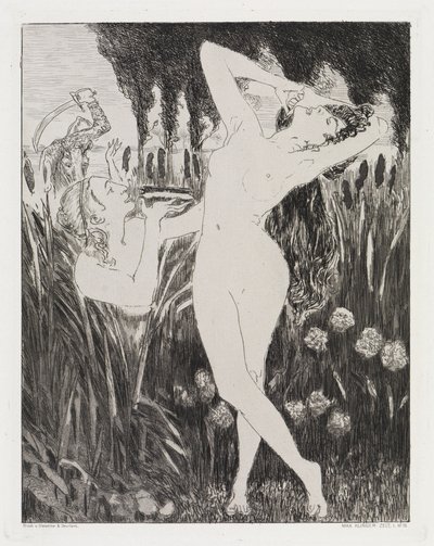 Le bol (Tente, opus XIV, partie 1, no 15) - Max Klinger