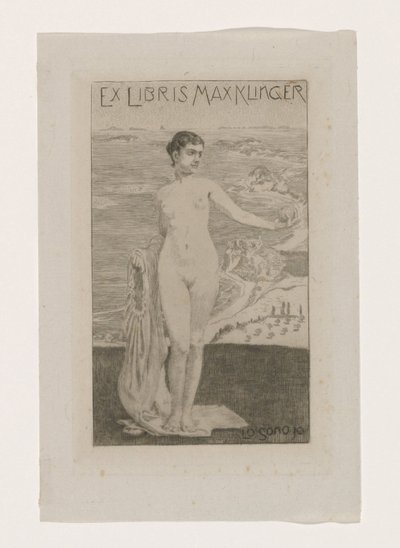 Ex libris de Max Klinger - Max Klinger