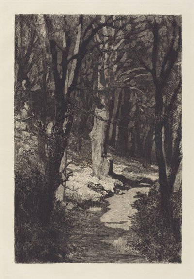 Dans la forêt - Max Klinger