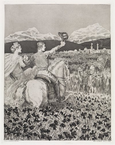 Dans son propre pays (Tente, opus XIV, 2e partie, n° 43) - Max Klinger