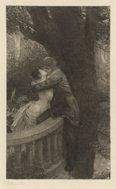 Dans le parc: pl.4, 1878 - Max Klinger