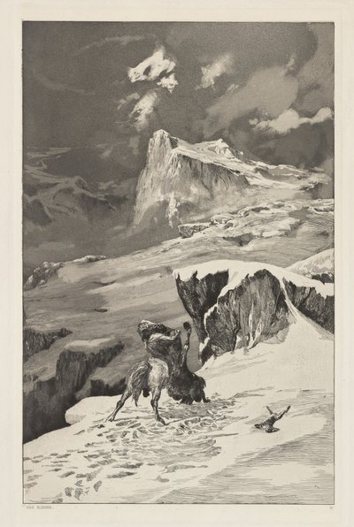 Intermezzi, Opus IV, Bl. 5 : Centaures combattants - Max Klinger