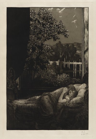 Nacht (Glück) (Nuit [Bonheur]) - Max Klinger