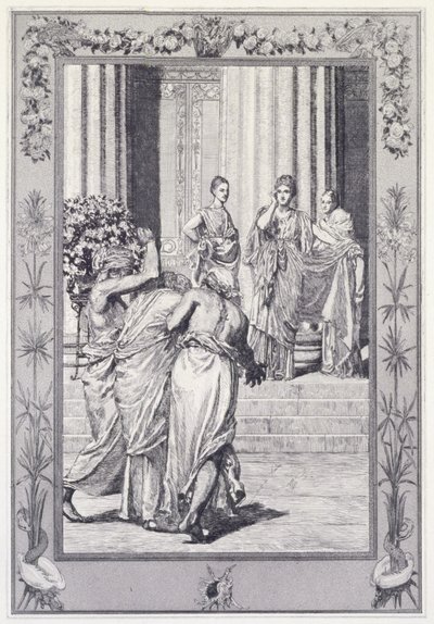 Psyché et Vénus, planche 33 de la série « Cupidon et Psyché : Opus V » - Max Klinger