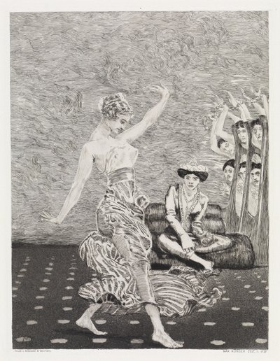 Danse (Tente, Opus XIV, 2e partie, n° 27) - Max Klinger