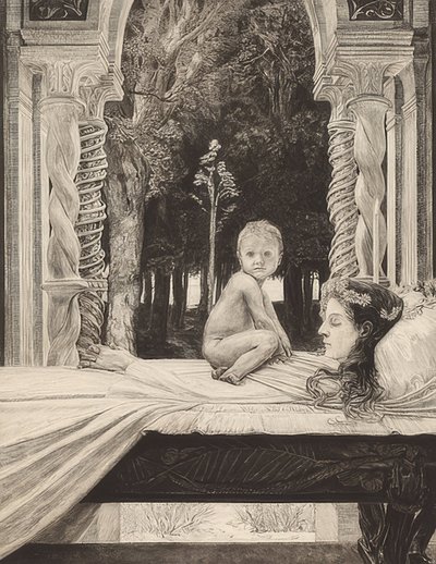 Mère morte - Max Klinger