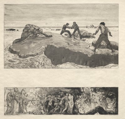 Vom Tode I, (Opus II, 1889) No. 2 - Max Klinger