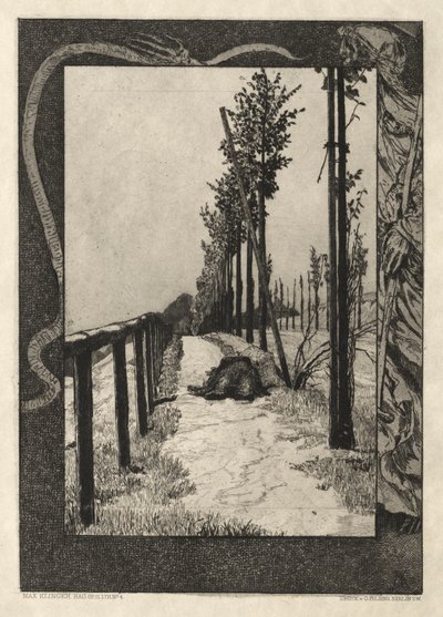 Vom Tode I, (Opus II, 1889) No. 4 - Max Klinger