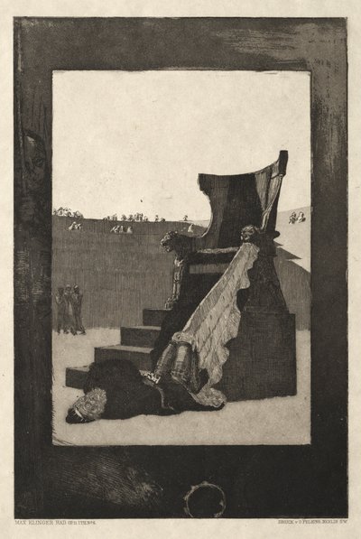 Vom Tode I, (Opus II, 1889) No. 6 - Max Klinger