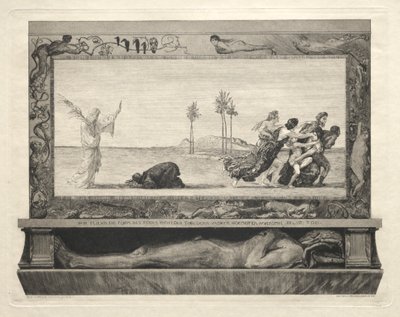 Vom Tode I, Opus II, 1889 No. 10 - Max Klinger