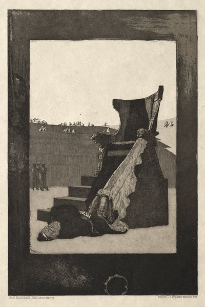 Vom Tode I, Opus II, 1889 No. 6 - Max Klinger