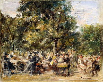 Restaurant de Jardin sur la Rivière Havel, 1933 - Max Liebermann