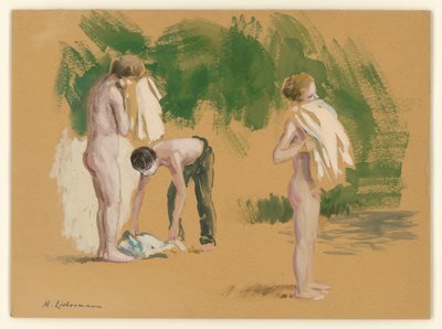 Badende Knaben - Max Liebermann